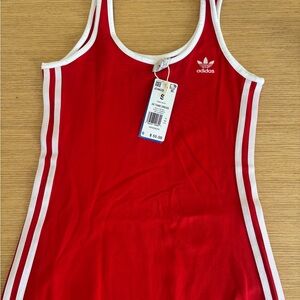 Adidas Cherry Red Tank Dress